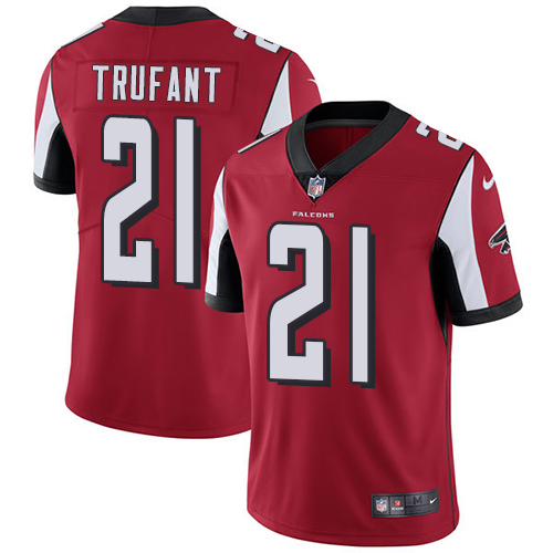 Nike Falcons #21 Desmond Trufant Red Team Color Youth Stitched NFL Vapor Untouchable Limited Jersey